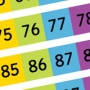 Rainbow Number Grid 1-200
